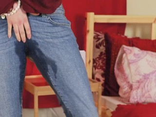 Jeans Pee Desperation