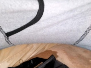 Pissing on Pillow and Dirty Panties in Bed