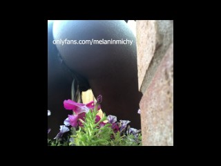 PEE DESPERATION TO WATER THE FLOWERS! (PREVIEW)