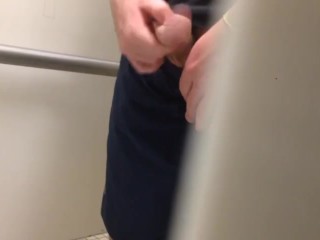 cute guy at urinal