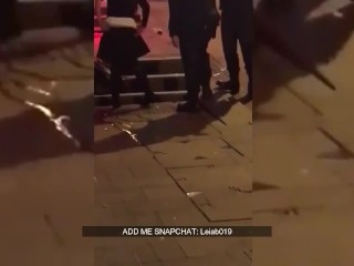 Girl Peeing Outside Club Caught